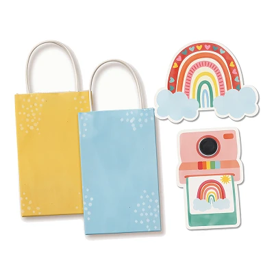 Sacos criativos para presentes de papel artesanal faça você mesmo